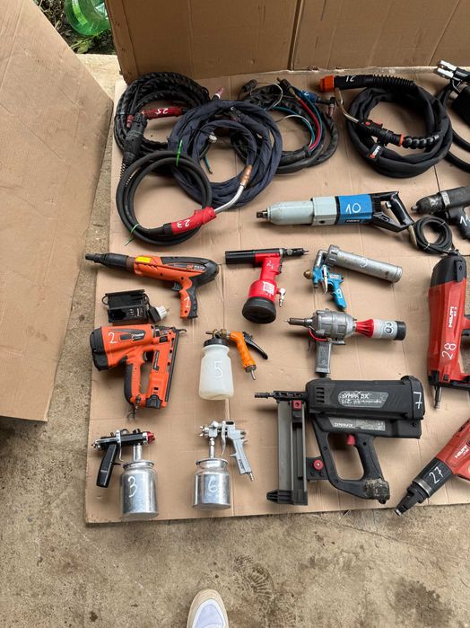 Pistol mig mag impact cuie popnituri vopsit presiune filet sudura