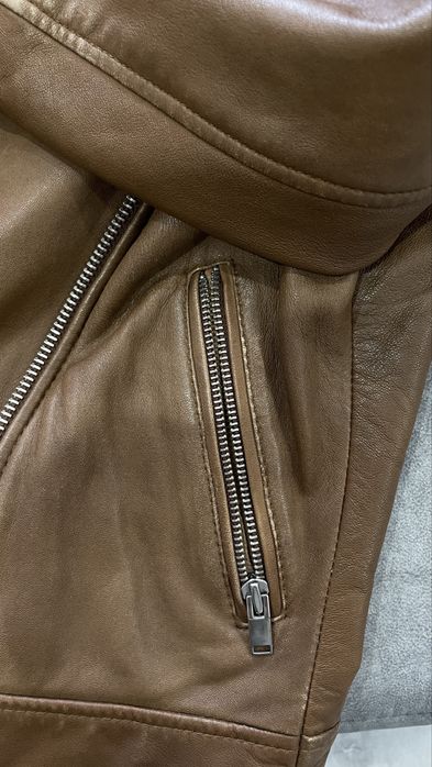 Продам куртку кожаную кожанка косуха