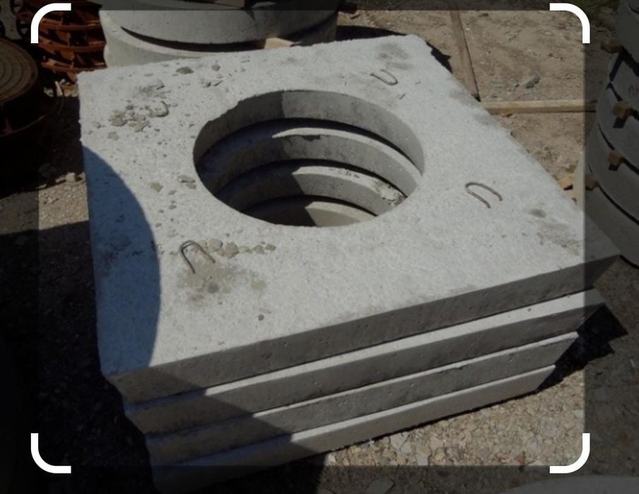 Бетоный крышка для колца квадратный