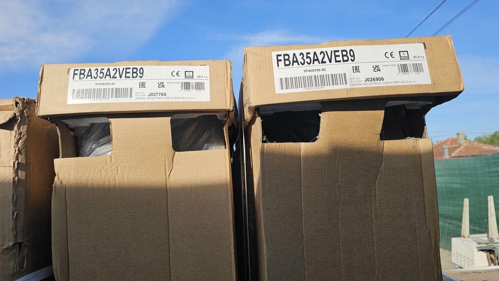 Канални климатици Daikin  2бр х 12ки FBA35 с RZASG71