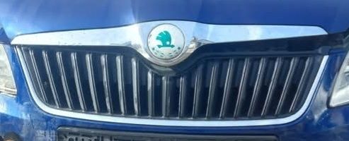 Emblema capota - Grila bara fata Skoda Fabia 5j model 2007-2014