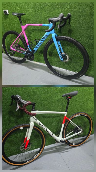 Шосеен,гравел,трекинг ,карбонов canyon, specialized, Stevens, giant