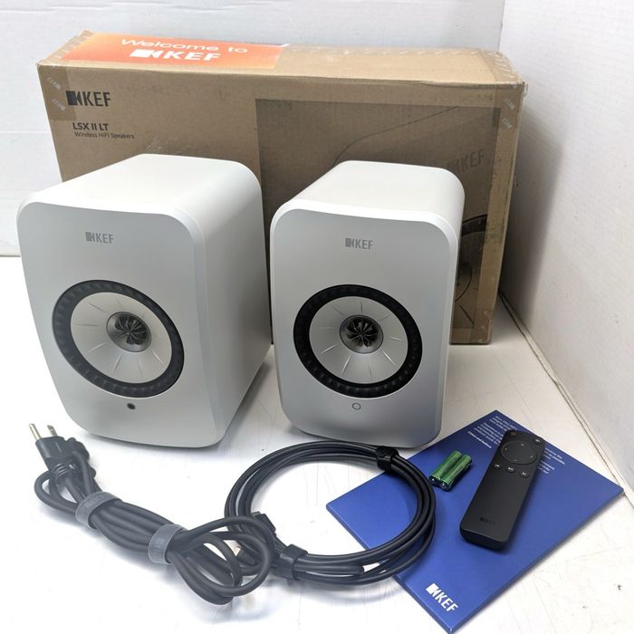 Boxe KEF LSX II LT, 2 x 100 W, Bluetooth, Wi-Fi, AirPlay 2  - Garantie