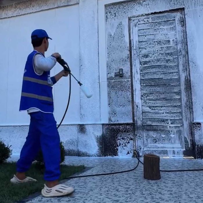 Мойка окон и фасадов в Ташкент | Oyna va fasad yuvish | Fasad tozalash