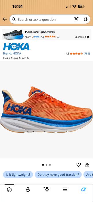 Кроссовки унисекс Hoka