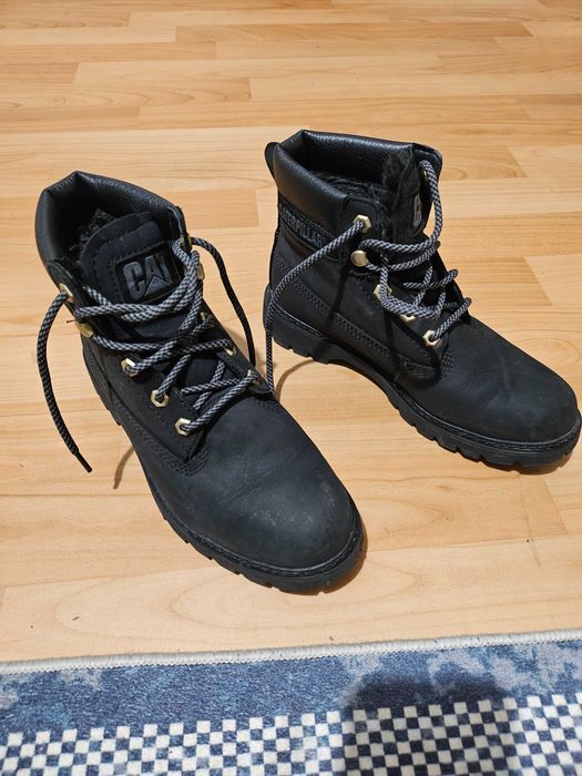 Полусапожки кожа зимние CAT