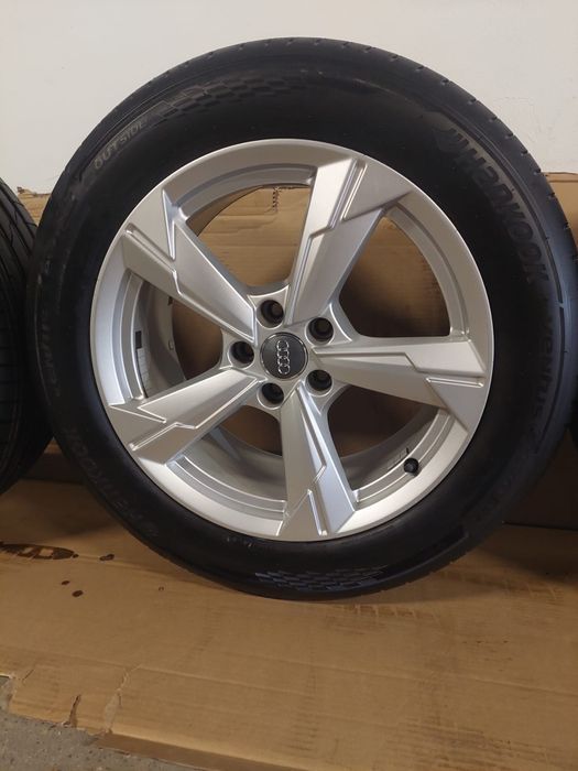 Jante Audi A6 C8 A4 Q3 Q5 pe 18 originale cu anvelope noi dot 2025