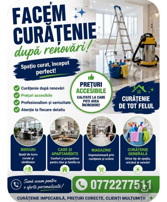 Curatenie peste tot