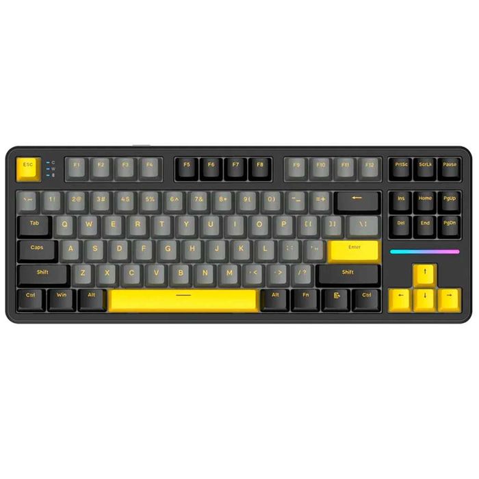 ; Клавиатура ATTACK SHARK X87 RU/ Star Black/ Strawberry Switch