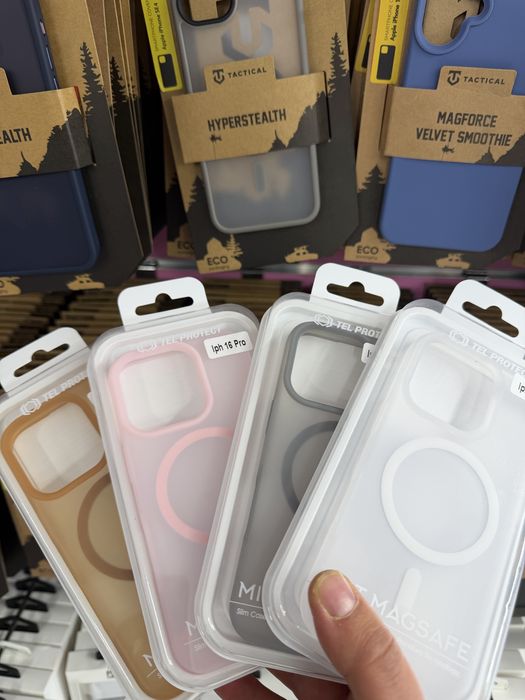 iPhone 16 Pro,iPhone 16 Pro Max матиран силикон с MAGSAFE