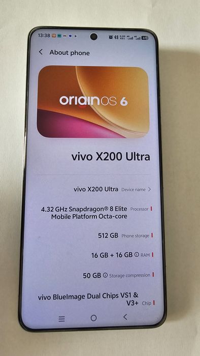 Vivo X200 ultra 512gb, kit foto Pgytech, obiectiv2,35x tele