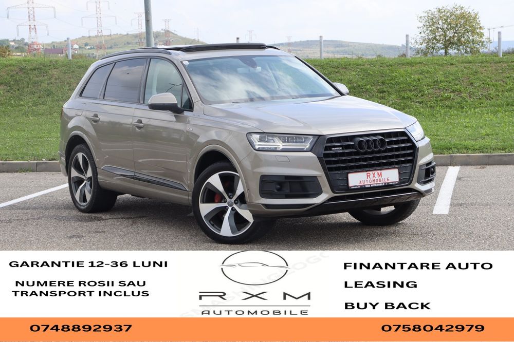 Audi Q7 S-Line Quattro!Soft close uși!Night vision!Ventilație!Rate!