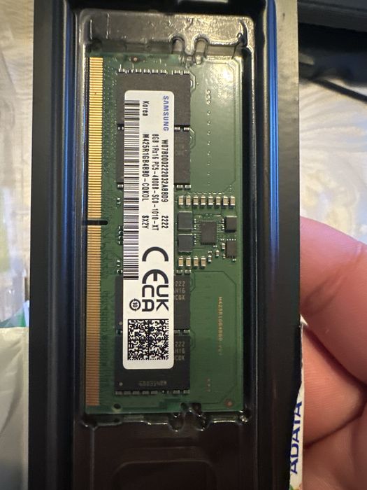 Samsumg DDR5 8 gb 2 плашки, 4800 SODIMM