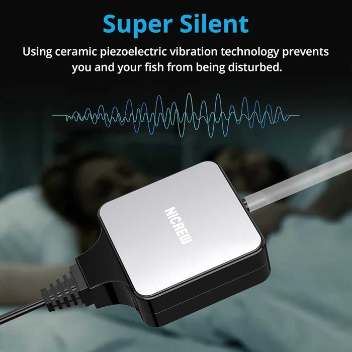 Ултра тиха аераторна помпа с единичен изход