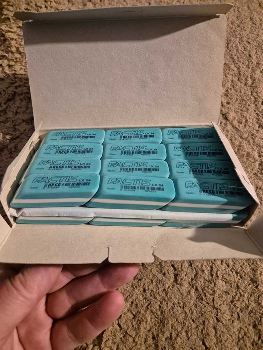 Radiere (gume) Factis LX24 ideale aplicatii artistice. Cutie. Spania