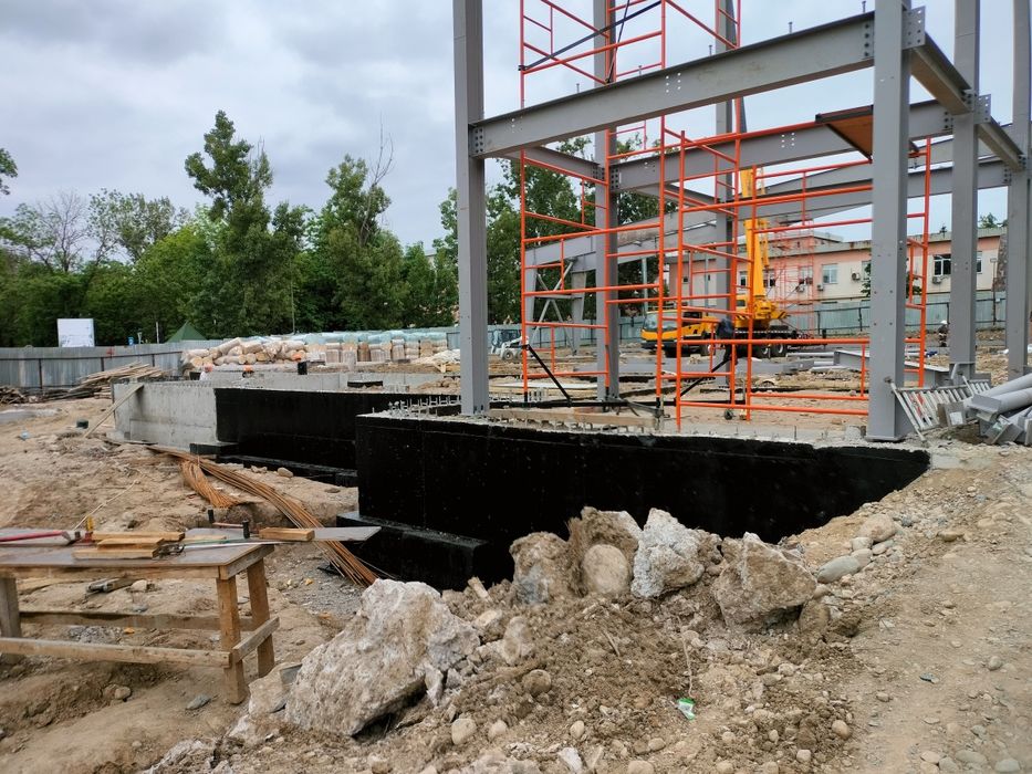 Фундамент под склад