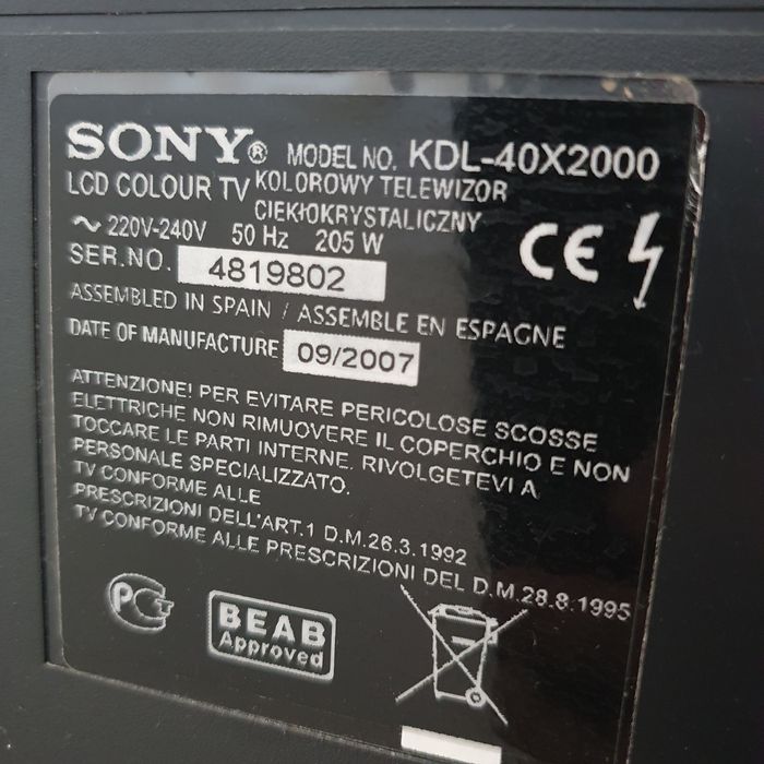 Телевизор SONY BRAVIA Full HD 1080