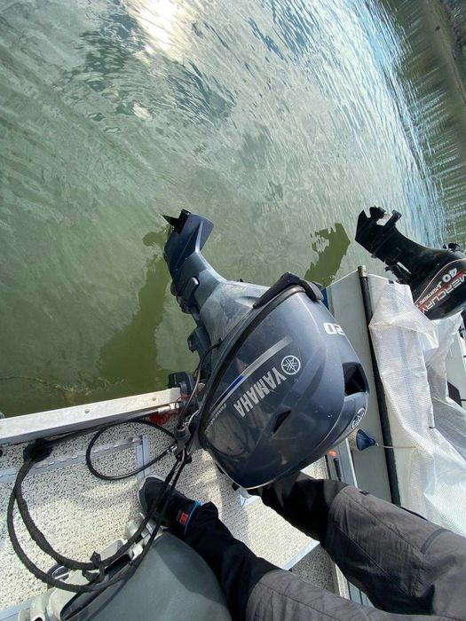 Barca aluminiu motocraft xl430 + yamaha f20 + peridoc + BONUS