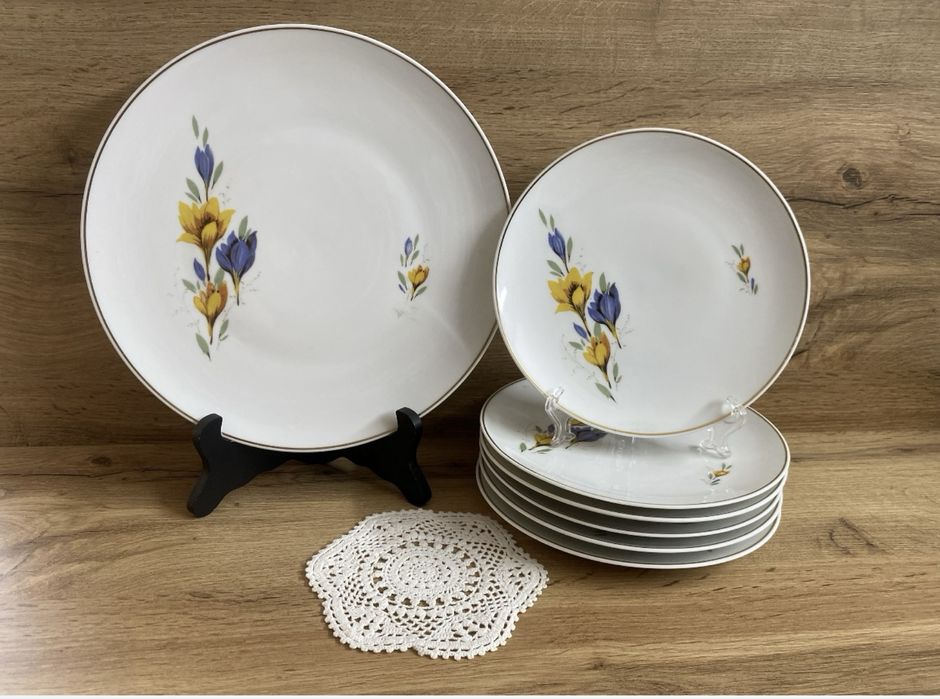 Винтидж порцеланов десертен колплект -PMR Bavaria