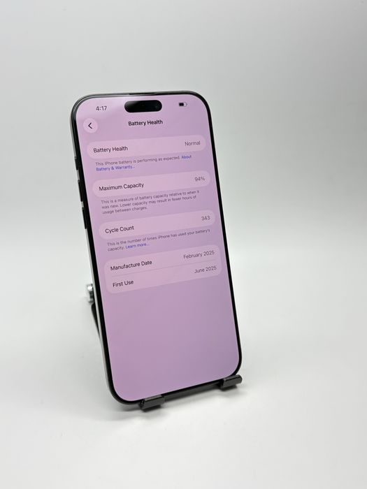 iPhone 16 PRO MAX 256Gb - STARE 10/10 CA NOU - Baterie 94% + Garantie