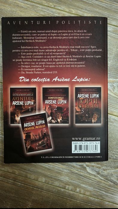 Arsene Lupin contra lui Sherlock Holmes (volumul 4)