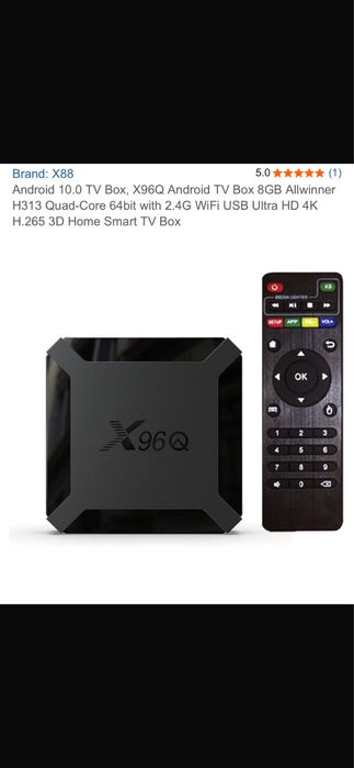 De vanzare  TV androit   10 Box , X 96 Q .de 8 GB..