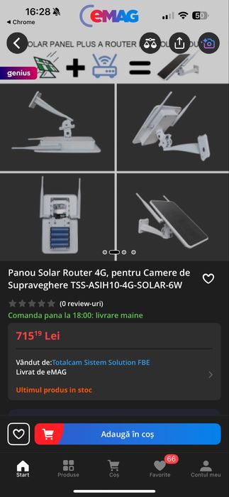 Routere wifi 4g solare 2 buc