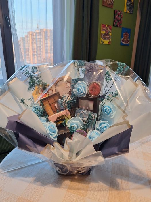 Букет с пълна козметика