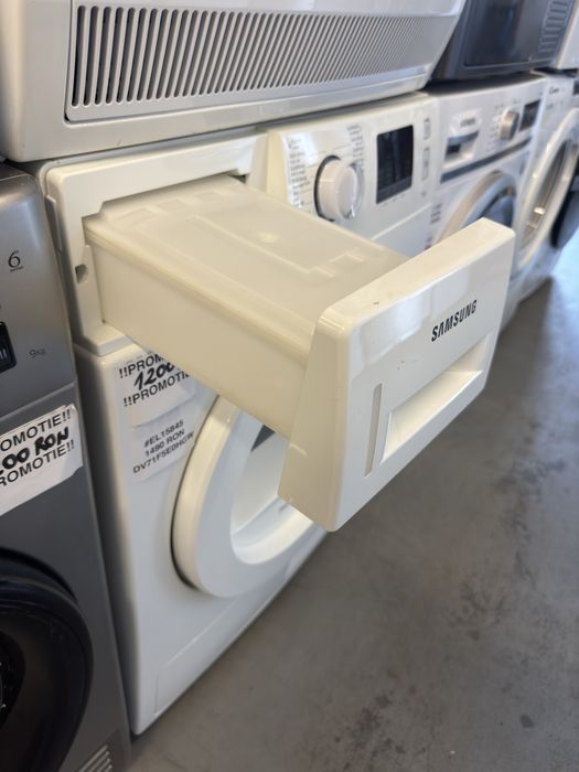 Uscător de rufe cu pompă de căldură Samsung DV71F5E0HGW, factura si garantie 12 luni