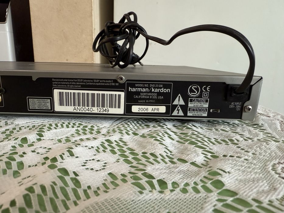 Harman Kardon DVD 27 player