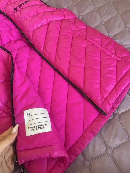 Детска ярко розова грейка Columbia
