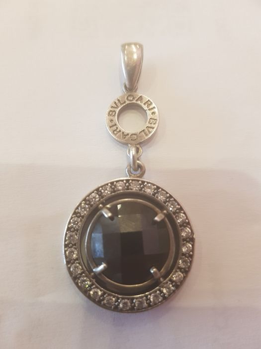 Bulgari сребърна висулка ланец