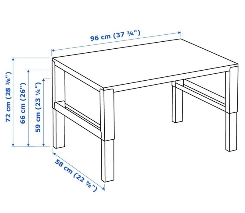 Письменный растущий стол ikea