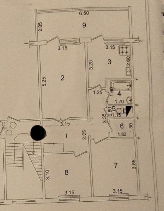 Срочно Продаётся Куйлюк Массив 4 3/3/4 кирпичный дом