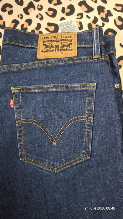 Blugi LEVI'S, Originali, modelul 511,măsura W36 L30,noi