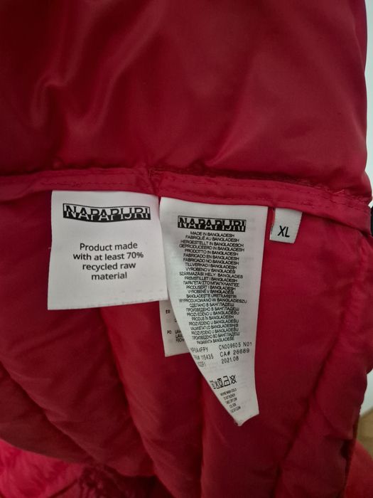 НАМАЛЕНИЕ! Оригинално мъжко зимно яке Napapijri - Размер Л - Червено