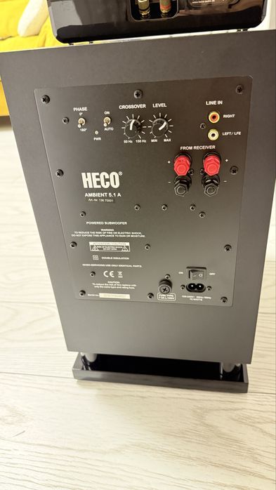 Sitem audio 5.1 Denon Avrx250bt-/Heco Ambient 5.1