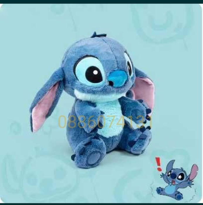Плюшена Играчка Стич Stitch, Плюшен Стич голям, Лило и Стич