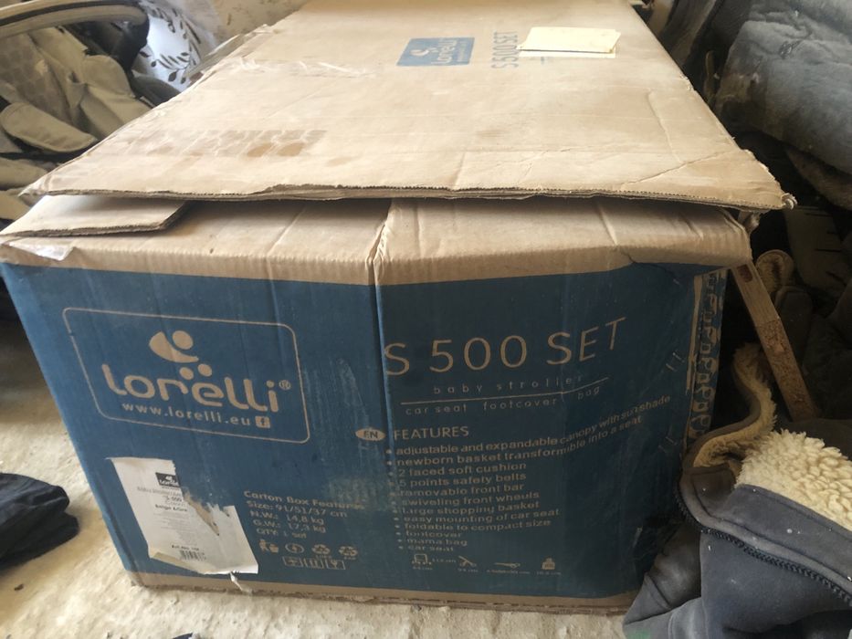 Нова бебешка количка Lorelli S500 set 3 в 1