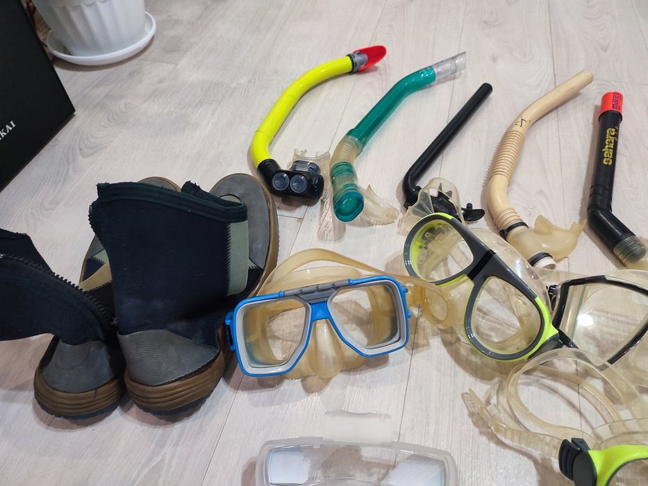 Подводни очила, маски, шнорхел