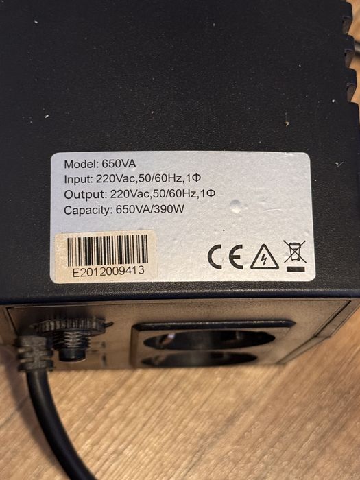 UPS Braun Group 650VA / 390W  backup de curent ,sursa neintreruptibila