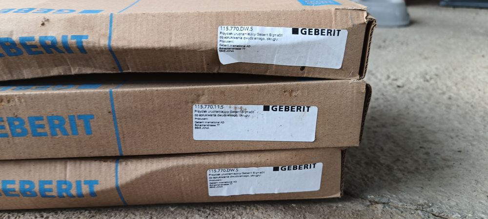 Descriere Clapeta de actionare Geberit Sigma01