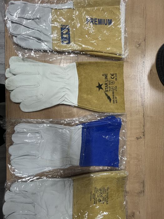 Перчатки аргонные и сварочные