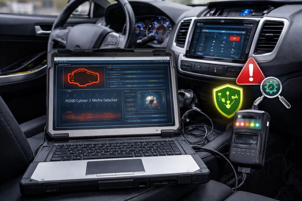 Запуск автомобиля.Комьпьютерная диагностика