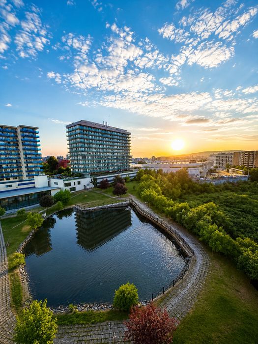 Apartament 2 camere – Viva City Residence | Vedere la lac | Terasă 12 mp | Prima închiriere
