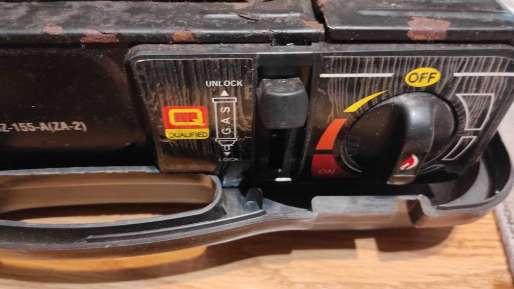 aragaz portabil camping butelie plina si cutie