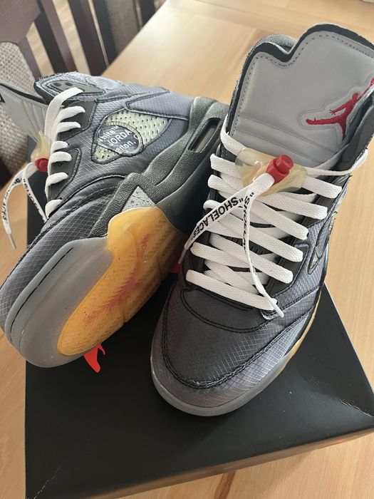 jordan 5 off white