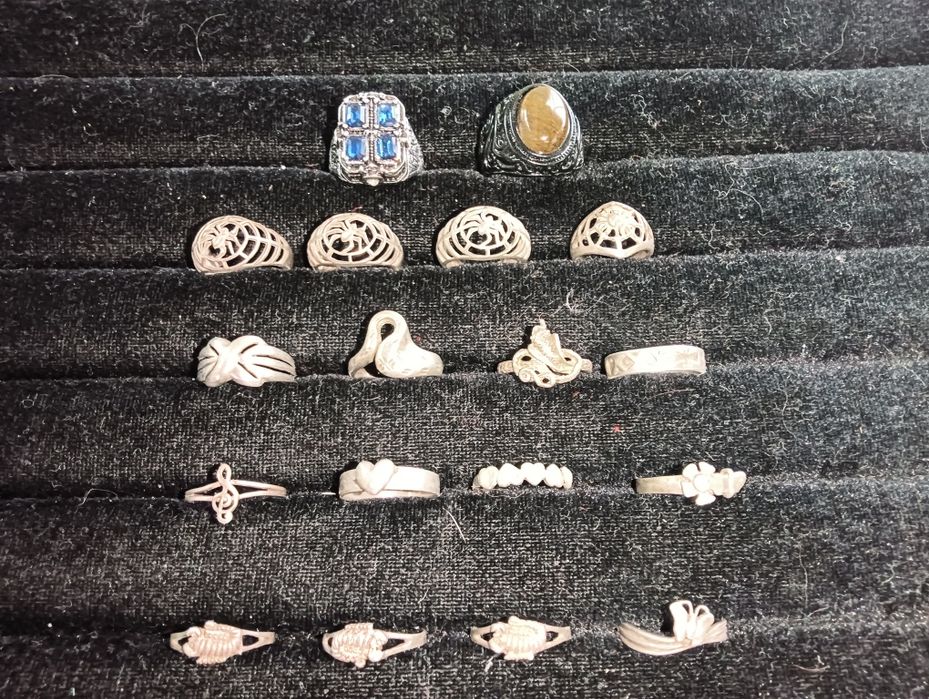 Кулоны, винтажное серебро.