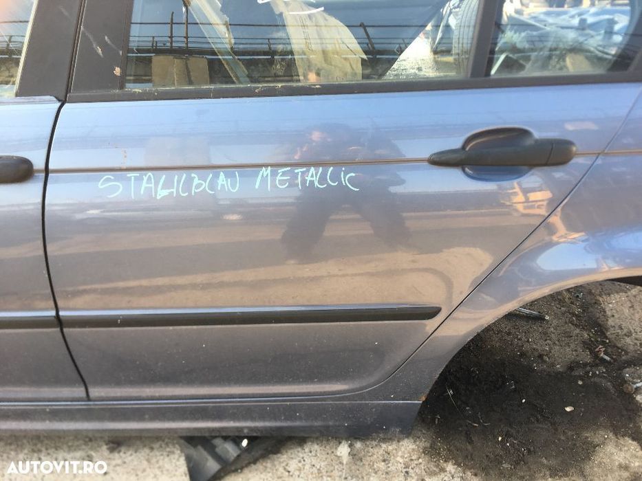 Usa / Portiera Stanga Spate BMW Seria 3 E46 1998 - 2005 Cod Culoare Stahlblau Metallic
