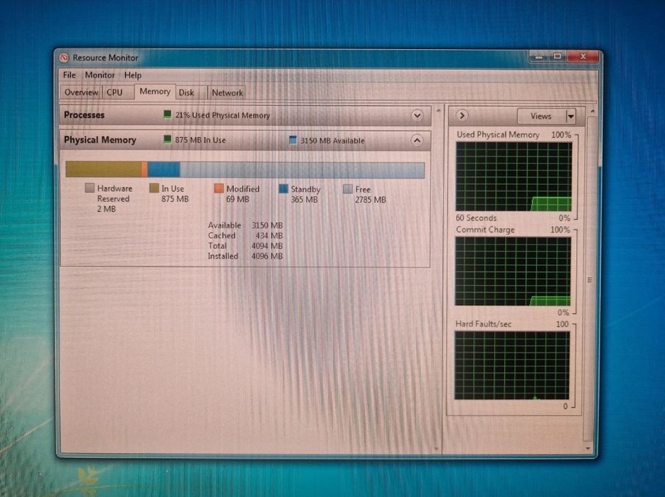 Memorie RAM 2x2gb DDR 3 Hynix